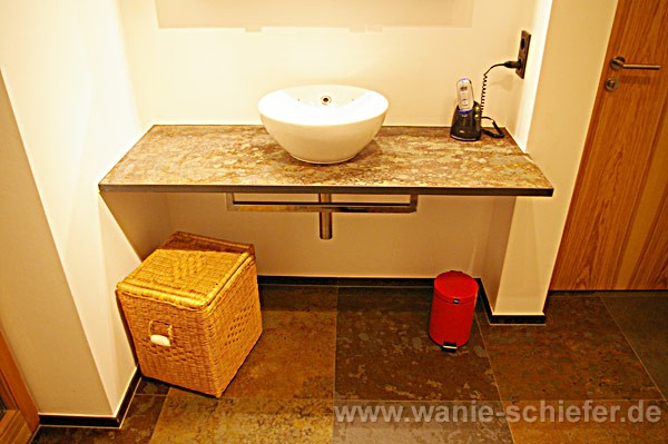 WANIE Raum & Stein deutschlandweit - Schiefer exklusiv - Bad