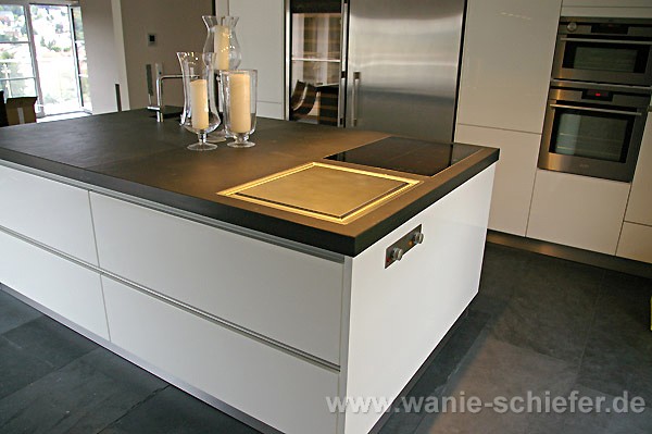 Küchenarbeitsplatten Stein Raum Schiefer - - deutschlandweit WANIE exklusiv &