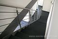 Treppe schwarz Geländer Stahl